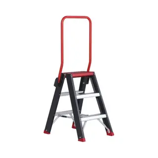 Altrex Taurus Tdo 3 Dubbele Trap - Aluminium Met Coating - 2 X 3 Treden - Max. Werkhoogte 2, 7m