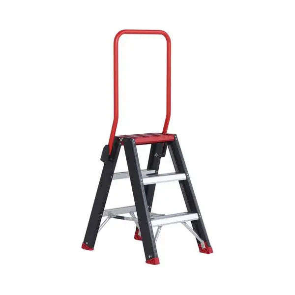 Altrex Taurus Tdo 3 Dubbele Trap - Aluminium Met Coating - 2 X 3 Treden - Max. Werkhoogte 2, 7m thumbnail