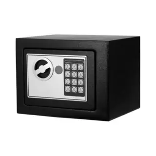 Arborescence Elektronische Kluis - Brandwerend - Zwart - Codeslot - Noodsleutel - Versterkt Staal Zwart