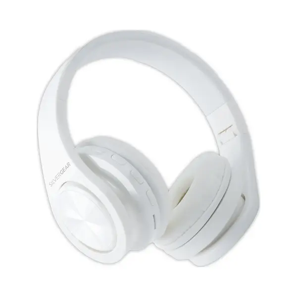 Silvergear Hoofdtelefoon Draadloos - Over Ear Koptelefoon - Headphones Bluetooth - 10 Uur - Wit thumbnail