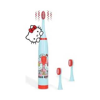 Silvergear Hello Kitty Elektrische Tandenborstel Kind - Tandverzorging - Hello Kitty Producten - Vanaf 3 Jaar - Blauw, Rood