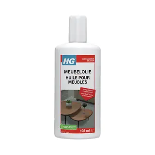 Hg Meubelolie Eiken - 125ml - Voor Gelakt En Ongelakt Hout - Voor Eiken, Mahonie En Kersen