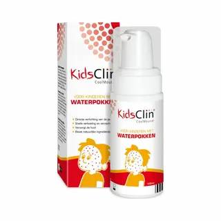 PoxClin - KidsClin Waterpokken CoolMousse 100 Ml - Waterpokken Kind Verzachten Met Waterpokken Schuim, Alternatief Voor Zemelenbad, Direct Verkoelend