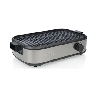 Princess 103215 Grill Tafelblad Electrisch Zwart, Metallic, Zilver 1800 W