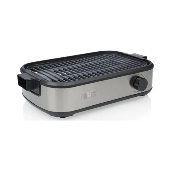 Princess 103215 Grill Tafelblad Electrisch Zwart, Metallic, Zilver 1800 W thumbnail