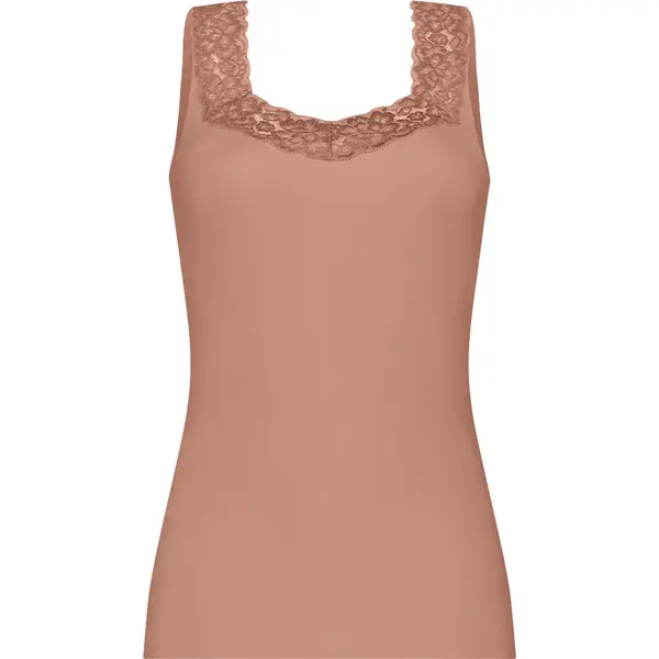Ten Cate Secrets Singlet Met Kant Pink Nut Voor Dames | Maat S thumbnail