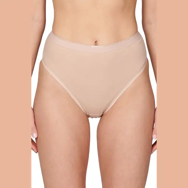 Ten Cate Basics High Leg Beige 2 Pack Voor Dames | Maat Xl thumbnail