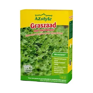 AZstyle Graszaad Met Microklaver - Snelkiemend Graszaad - Voor 50m² - 1 Kg