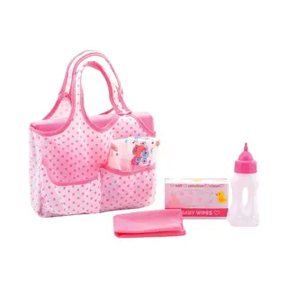 John Toys - Baby Rose - Luiertas Voor Pop Met Accessoires