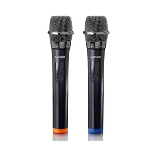 Lenco Mcw-020BK microfoon Zwart Microfoon voor podiumpresentaties