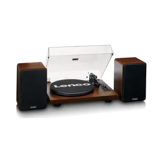 Lenco Ls-600WA audio turntable Belt-drive audio turntable Black, Wood Manual
