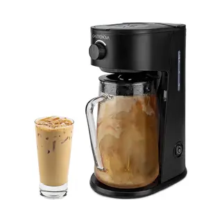 Gastronoma 18100004 Kaffee-/Teemaschine Schwarz Fassungsvermögen Tassen=6 Glask, Filterkoffiezetapparaat, Zwart
