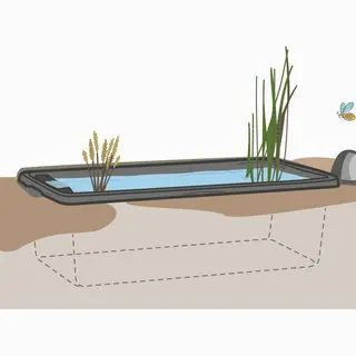 Velda Orbis Bio-Pond - Mini-vijver Complete Set Met Waterval 90 Liter