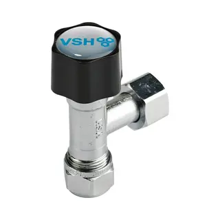 Vsh Hoekstopkraan 3/8x12mm Klem Chroom