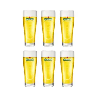 Heineken Ellipse Bierglas - 0.25 L - 6 Stuks