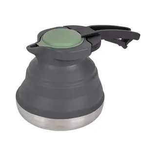 Bo-Camp Küche Bc Wasserkocher Silikon/Edelstahl Faltbar Blue