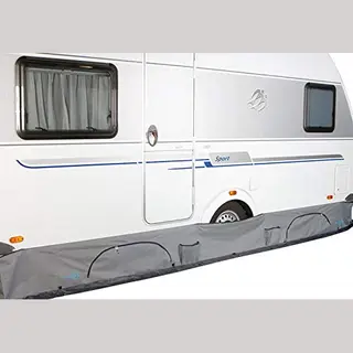 Bo-Camp - Caravan Tochtstrook - Universeel Deluxe - Met Opbergvak