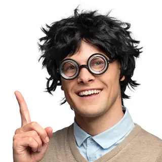 Boland Nerd Feestkleding bril Volwassene Man