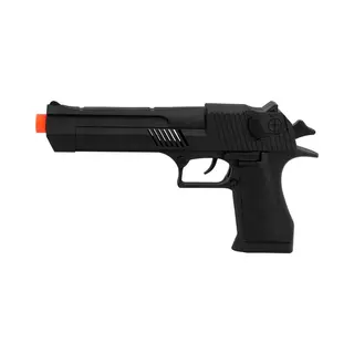 Boland - Politieagent Pistool 21 Cm - Zwart - Carnaval Themafeest
