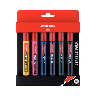 Talens 17519002 markeerstift 6 stuk(s) Meerkleurig