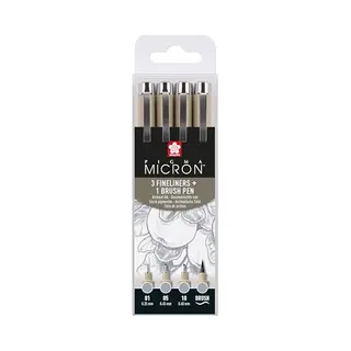 Sakura Pigma Micron fijnschrijver Fijn Licht Grijs 1 stuk(s)