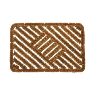 Hamat Borstelmat Draco - Deurmat - 59x39 Cm Ecru