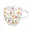 Transparant met bloemenprint