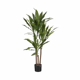 Mica Decorations Kunstplant - Dracaena - Groen - In Pot - 100 Cm - Kunstplanten/nepplanten