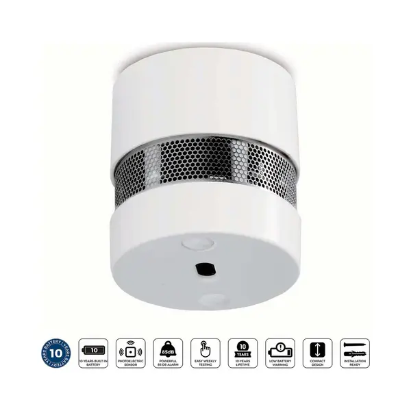 Alecto Sa-201 rookmelder Optische detector Draadloos thumbnail