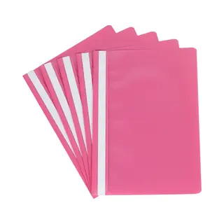 Snelhechter Quantore A4 Pp Roze - 10 Stuks