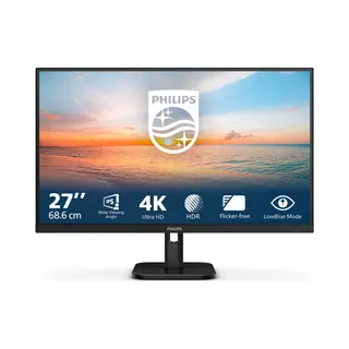 Philips 27E1N1800A/00 computer monitor 68.6 cm (27") 3840 x 2160 pixels 4K Ultra Hd Led Black