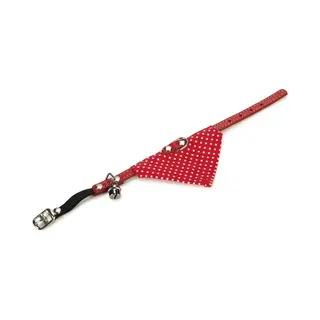 Beeztees 730250 Rood Leer Kat Standaard halsband