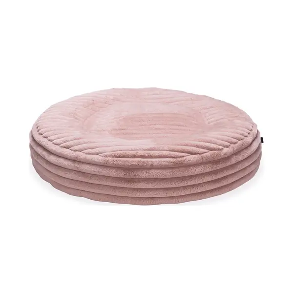 Designed By Lotte Reza - Hondenkussen - Rond - Roze - 95x95x20 Cm thumbnail