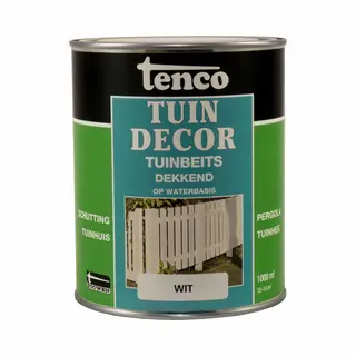 Tenco Tuindecor Beits Dekkend Wit - 1 Liter