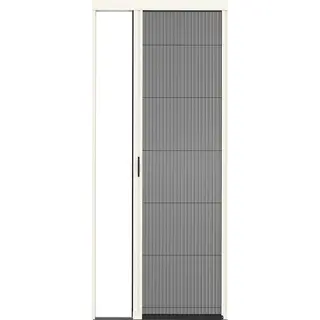 Livn Plissehor Deur Excellent 96x200cm Wit - Volledig Voorgemonteerde Cassette - Barrière-vrije Doorloop - Montage In Het Kozijn