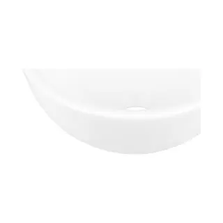 Differnz Boomer Waskom - Wasbak Keramiek - Wit - Ø 20 X 10 Cm