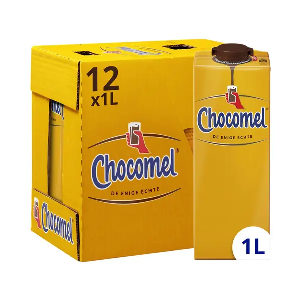 Chocomel Chocolademelk Vol Houdbaar - 12 X 1 Liter - Voordeelverpakking thumbnail