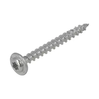 Dynaplus - Torx 25 Tellerkop Schroeven - 5 X 60mm - Verzinkt - Voldaad (200 Stuks)