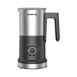 Inventum MK352S - Elektrische Melkopschuimer - 115/240 Ml - Warm/koud Opschuimen - Verwarmen - Bpa Vrij - Antikleeflaag - Zwart/Rvs