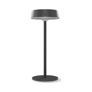 Calex Led-Solar-Akku-Tischleuchte Parma, Dimmbar, Schwarz