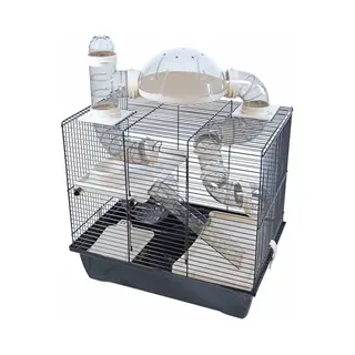 Interzoo Hamsterkooi Rocky Plus Zwart