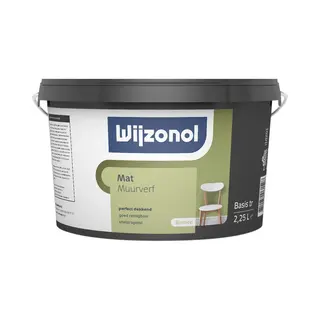 Wijzonol Muurverf Mat - 2, 5L