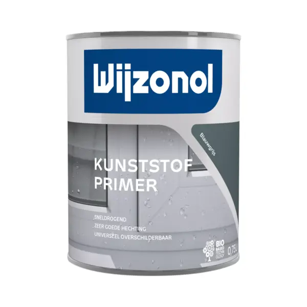 Wijzonol Kunststof Primer 0, 75 Liter Blauwgrijs thumbnail