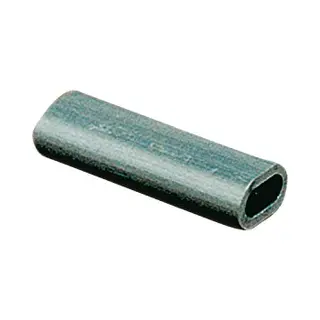 Dulimex - Pressklemmen Quetschhülsen 2 Mm, Zylindrische Pressklemme Länge 6 Aluminium