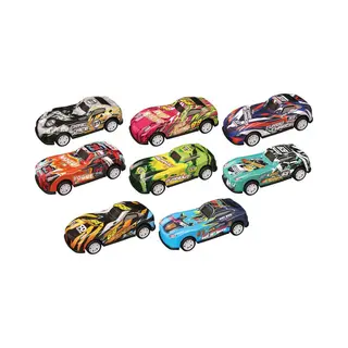Lobbes Speelgoed Bv Raceauto Backflip Pull Back Set - 3st.