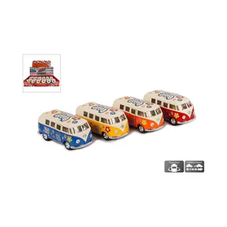 Die Cast - Kinsmart Die Cast Pull Back Vw Classical Bus 1, 32 4 Varianten Qua Kleur