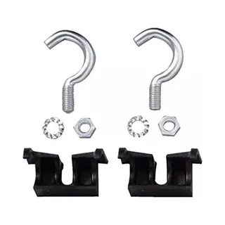 Axa Ringslot Bevestigingsset - 12-14 Mm - Zwart - Kunststof En Aluminium