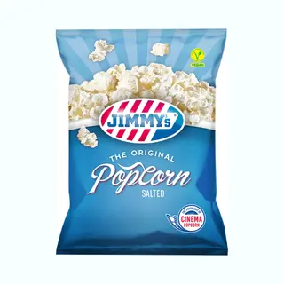 Jimmy's Popcorn Zout Sharing Bag 12x80g Classic-Popped