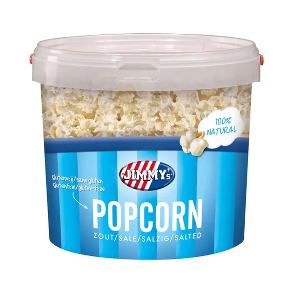 JIMMY's Jimmys Popcorn Zout Emmer (12x 140gr) thumbnail