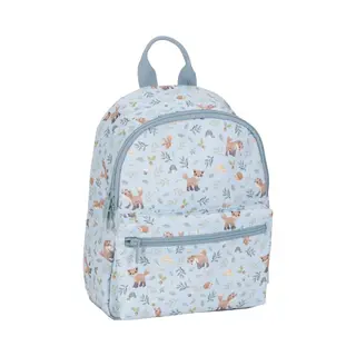 Little Dutch - Rugtasje Forest Friends - 2 Vakken - Blauw